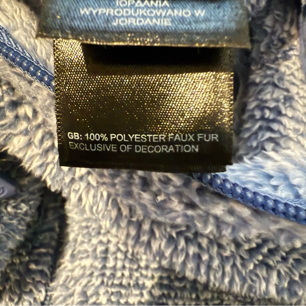 The North Face Blue Sherpa Soft Fleece Women’s Cabincore Adventure-Ready Jacket - Picture 11 of 12